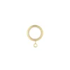 Ring aus poliertem Messing, 19 mm