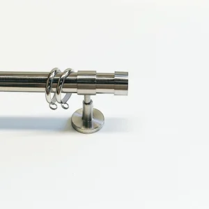 Gordijnroede-Set Basic aus Edelstahl Ø 28 mm, Länge individuell anpassbar