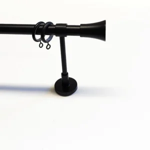 Gardinenständer Set modern schwarz Ø 19mm, Länge individuell anpassbar