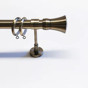 Gardinenständer Set modernes Bronze Ø 28mm, Länge auf Maß
